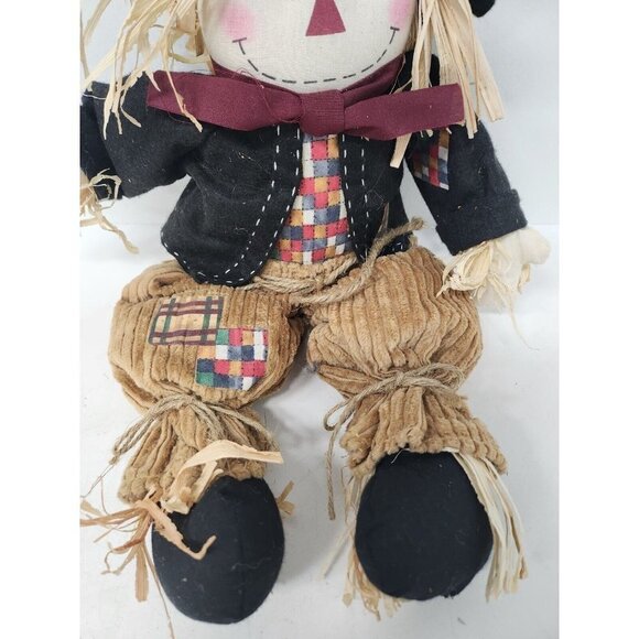 Scarecrow Fall Thanksgiving Halloween Tabletop Stuff Doll Home Decor Display - Picture 4 of 8